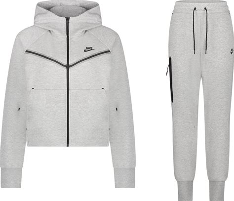 nike trainingspak dames grijs